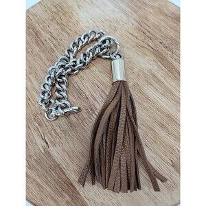 Michael Kors Tassel Bag Charm With Removable Unmarked Wristlet Chain